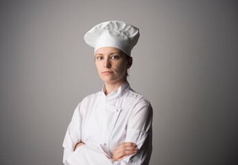 Chef, cook or baker woman