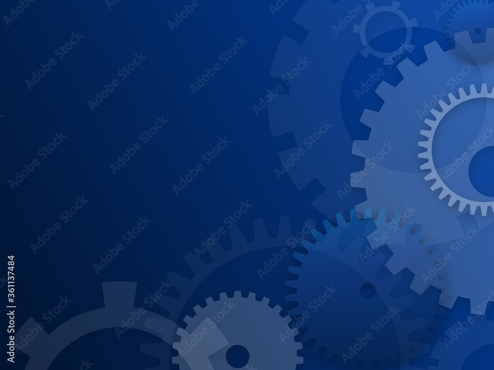 Poster cogs and gear wheel mechanisms. hi-tech digital technology and engineering. abstract technical backg