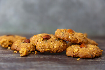 Almond Cookies
Placed on the wood floor
