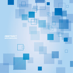 background with squares blue