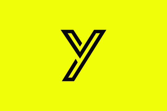 Professional Innovative Initial Y logo and YY logo. Letter Y YY Minimal elegant Monogram. Premium Business Artistic Alphabet symbol and sign 