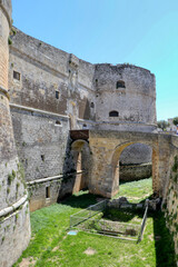 Obraz premium View of the Aragonese Castle of Otranto, Salento, Puglia, Italy