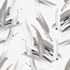Abstract Seamless Pattern. Hand Painted Brush Strokes. Artistic Background.