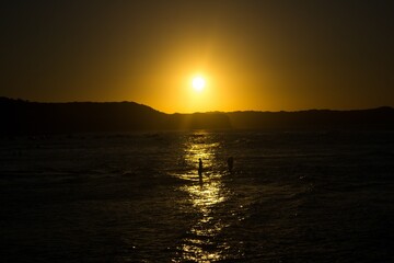 Fototapeta na wymiar Pipa beach sunset