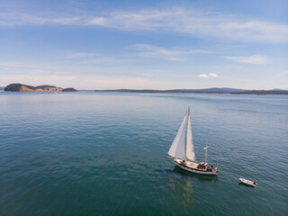 sailboat in the bay - 2
