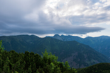 Obraz premium Slovakia mountain in West Tatras - Salatin Brestova