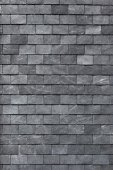Roof (wall) of the Silesian black shale. Slate roofing tiles