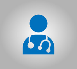 Doctor icon design template vector isolated illustration