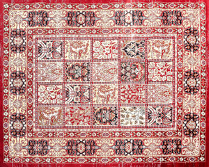 Textura de Tapete indiano ou turco voador, aladin 