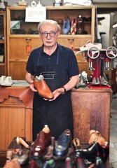 shoemaker in his shop