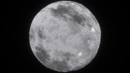 Universe filled with stars. Cosmic landscape, beautiful science fiction wallpaper with endless deep space. 3D render