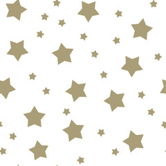 Fototapeta premium Stars seamless pattern. Backdrop texture for Christmas design. Continuous background.