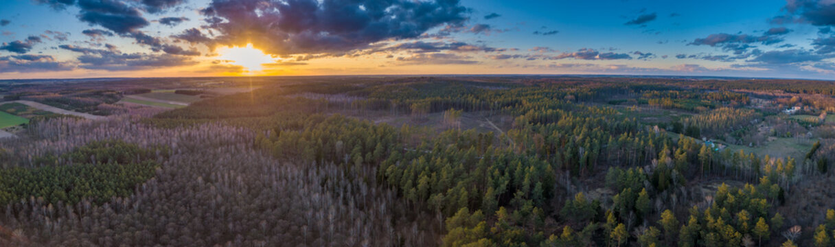 Polish landscape from high above © milosz_g