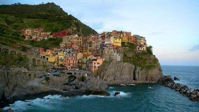 Manarola - One of five cities in cinque terre, Italy