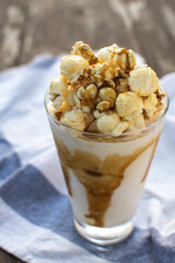 caramel popcorn frappe
