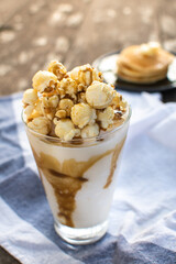 caramel popcorn frappe