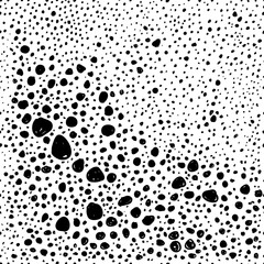 Vector seamless pattern with geometric brush strokes elements. Memphis geometric outline trendy modern style. 