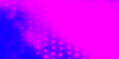 Light Pink, Blue vector background with rectangles. Illustration with a set of gradient rectangles. Template for cellphones.