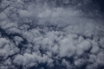 Obraz premium Clouds on the blue sky. Background, texture.