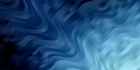 Light BLUE vector texture with circular arc. Bright sample with colorful bent lines, shapes. Pattern for websites, landing pages.