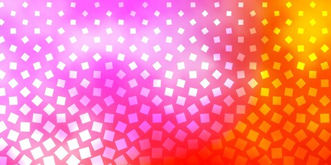 Light Blue, Yellow vector template in rectangles. Modern design with rectangles in abstract style. Pattern for websites, landing pages.