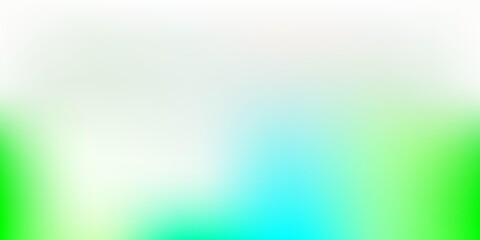 Light Green vector gradient blur background.