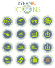 Airport dynamic icons