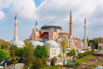 Hagia Sophia in Istanbul, Turkey.