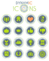 Trophy and prize dynamic icons