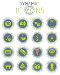 billiards dynamic icons