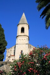 Fototapeta na wymiar church in Trpanj, Peljesac, Croatia
