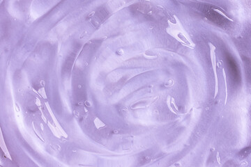 Cream gel cosmetic grease background transparent spot magenta, purpur.