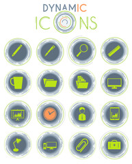 Office dynamic icons