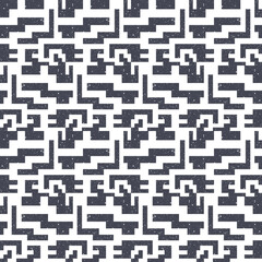 Abstract seamless pattern of simple blocks. The geometric texture stylized as a stone.