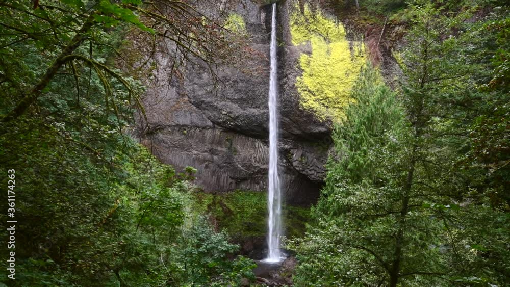 Wall mural waterfall in oregon