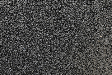 Black colored granulated material texture