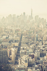 Fototapeta premium Cityscape to New York