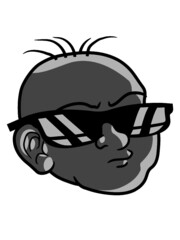 Kopf Design Baby Cool Kind Blick Schwanger 