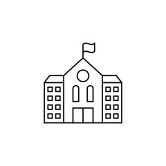 school education icon vector