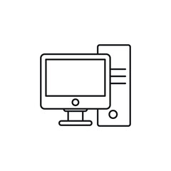 computer icon vector