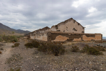 old abandoned train station