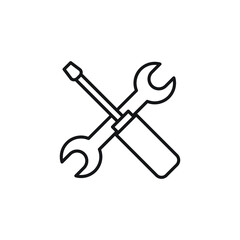 tool icon vector sign 