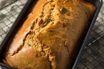 Homemade Peanut Butter Bread Loaf