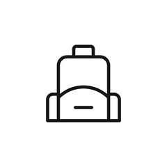 school bag icon vector