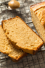 Homemade Peanut Butter Bread Loaf