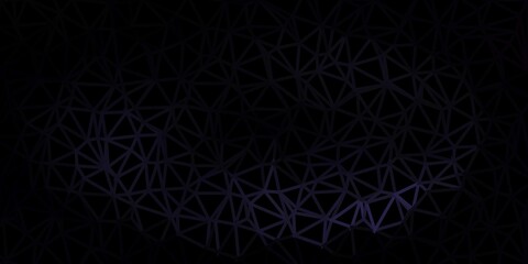 Dark gray vector gradient polygon texture.