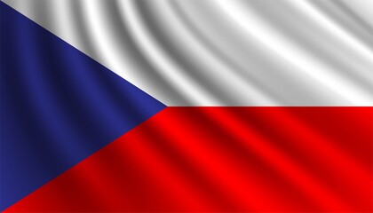 Flag of Czechoslovakia background template.