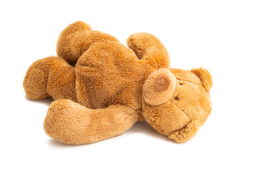 soft toy teddy bear isolated