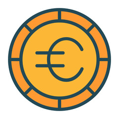 Obraz premium Euro Coin presenting Digital Money 