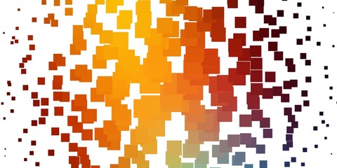 Light Multicolor vector backdrop with rectangles. Abstract gradient illustration with colorful rectangles. Template for cellphones.